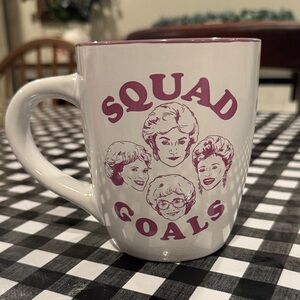 The Golden Girls "Squad Goals" 25 oz ceramic Mug for drinks or soup